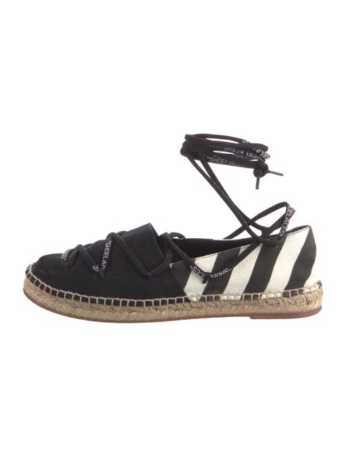 Off-White Diagonals Canvas Espadrilles