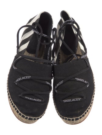 Off-White Diagonals Canvas Espadrilles