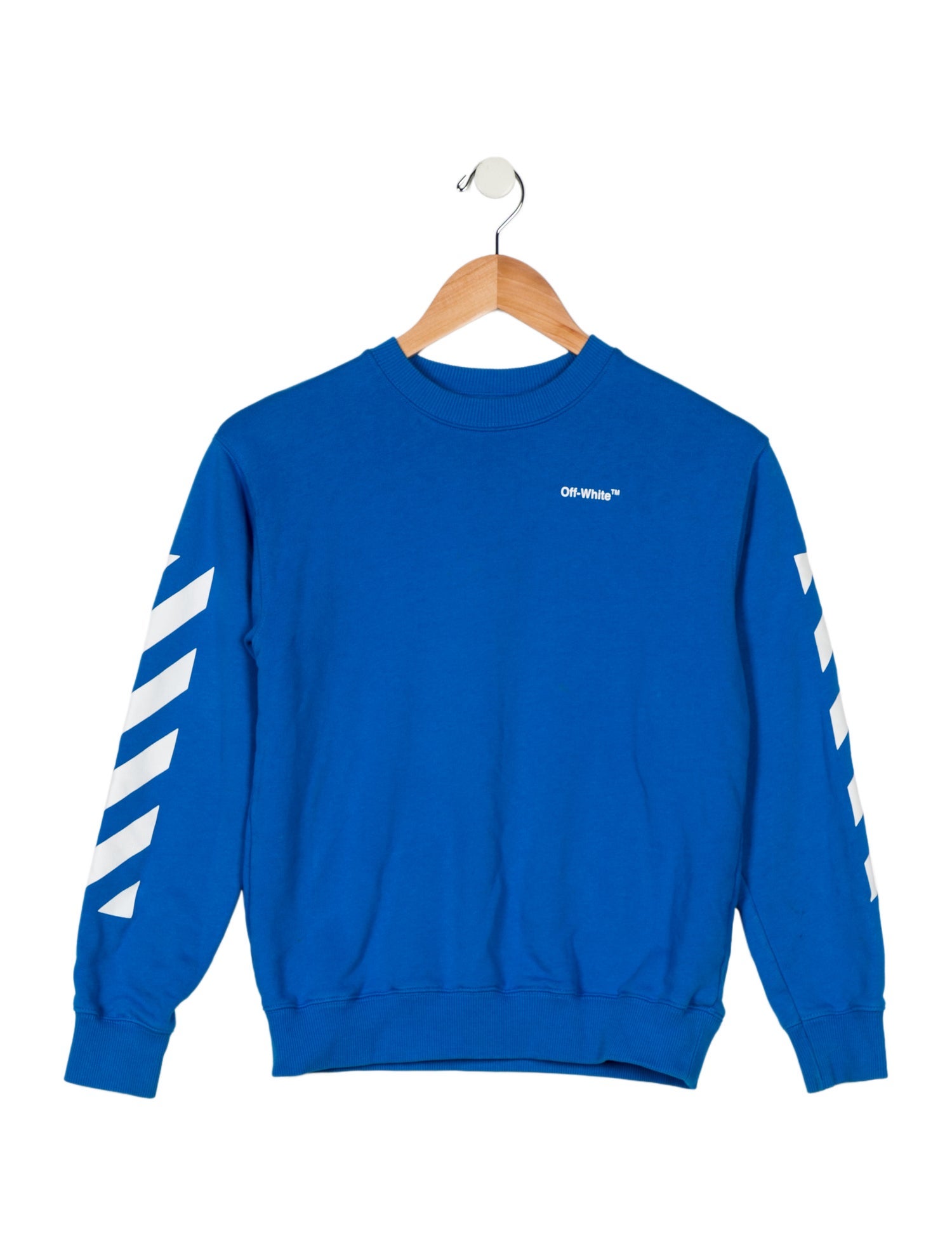 Off-White Kids' Diagonals Logo Crewneck