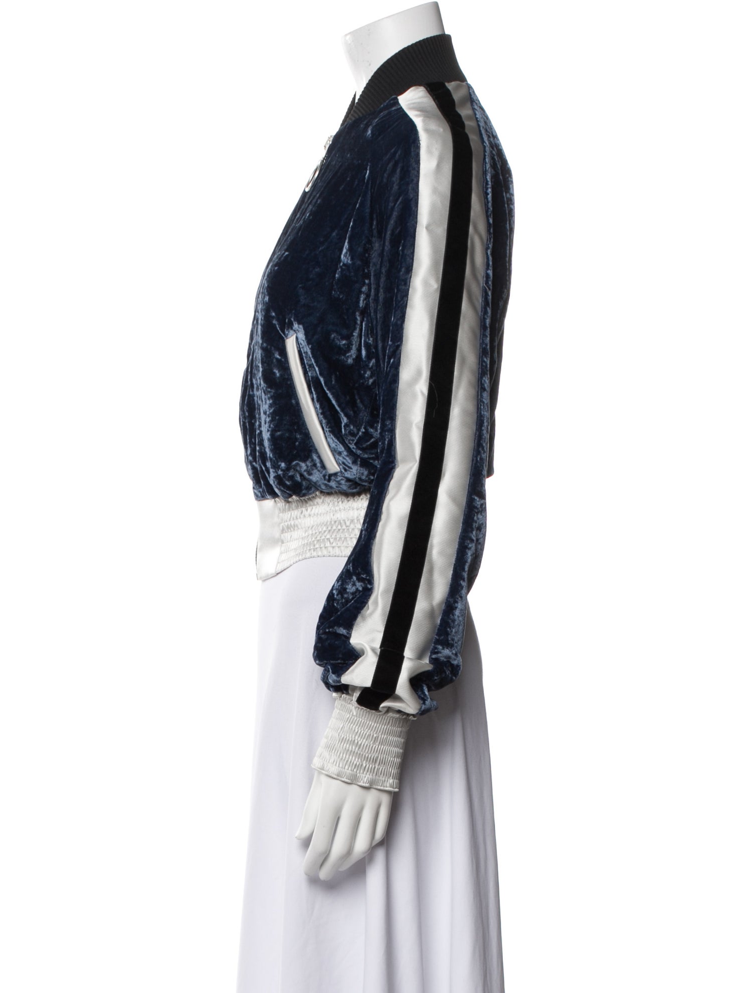 Off-White 2017 Velour Bomber Jacket