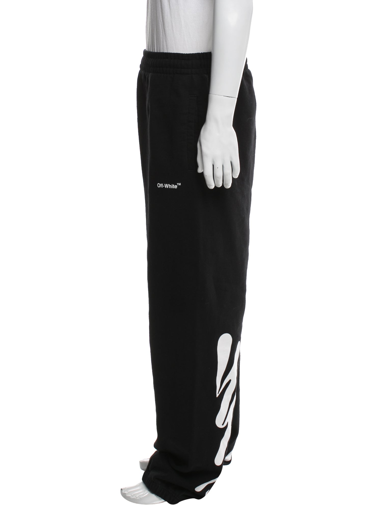 Off-White 2022 Wave Diagonals Lounge Bottoms