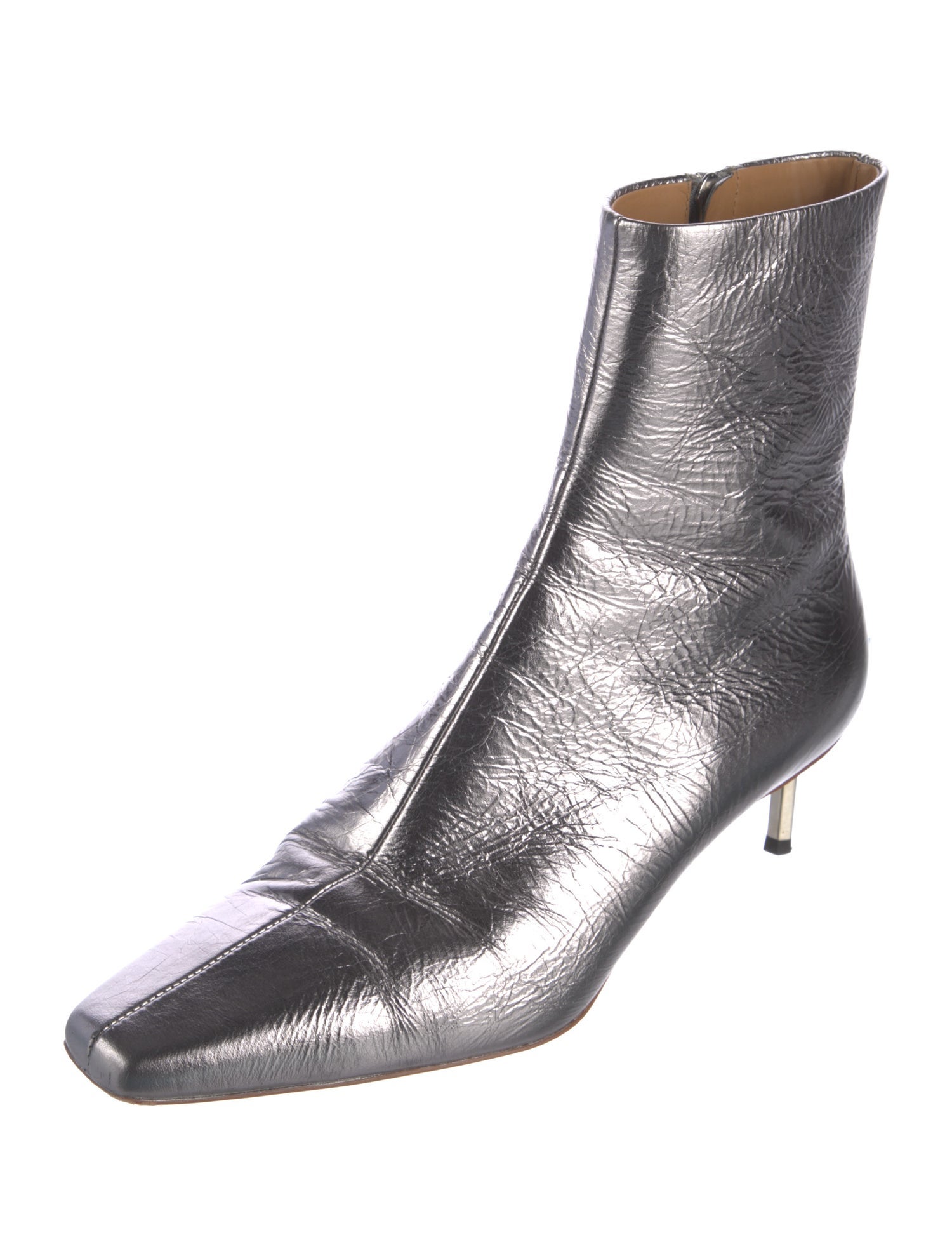 Off-White Leather Boots