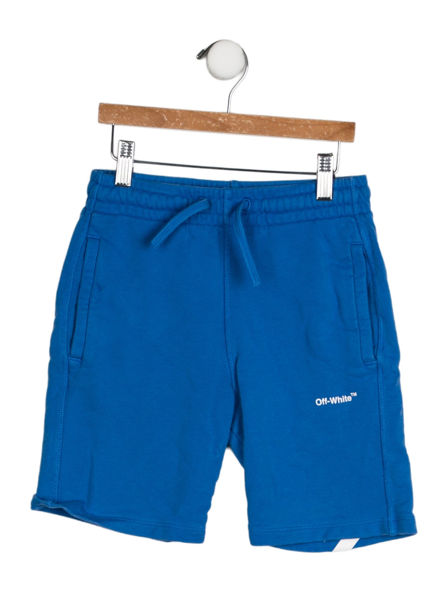 Off-White Kids' Layered Diagonals Logo Shorts