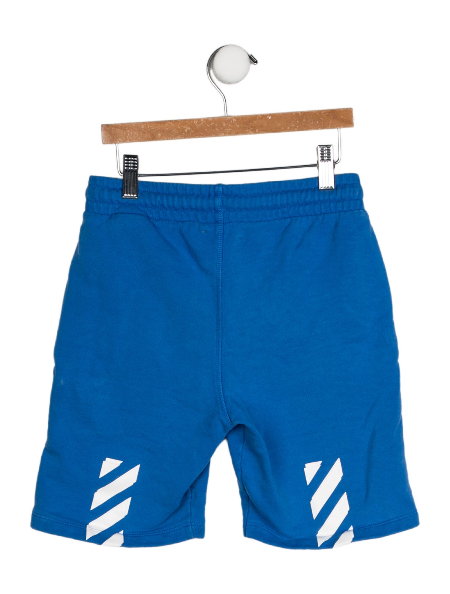 Off-White Kids' Layered Diagonals Logo Shorts