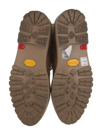 Off-White Suede Hiking Boots