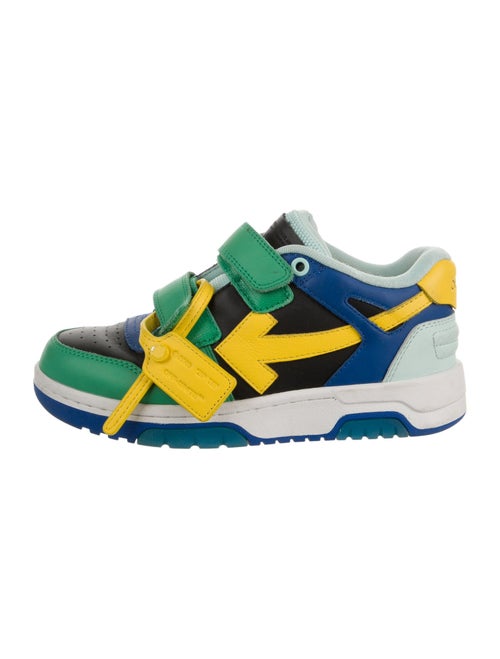 Off-White Kid's OOO Out Of Office Velcro Strap Low Sneaker