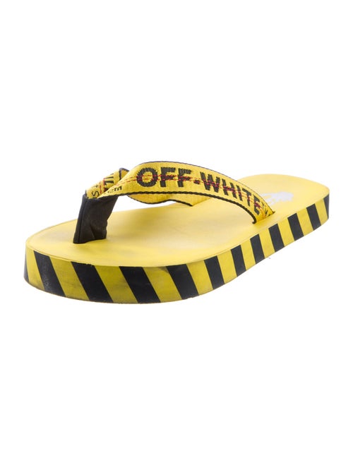 Off-White Rubber Printed Slides