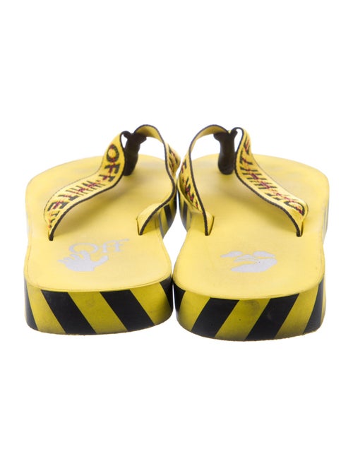 Off-White Rubber Printed Slides