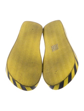 Off-White Rubber Printed Slides