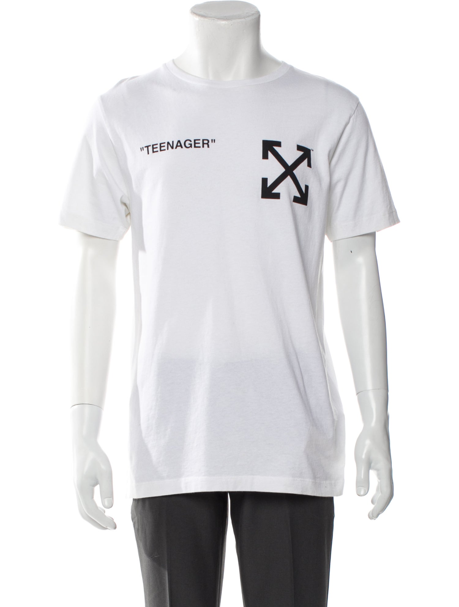 Off-White 2019 Flame Bart Simpson T-Shirt