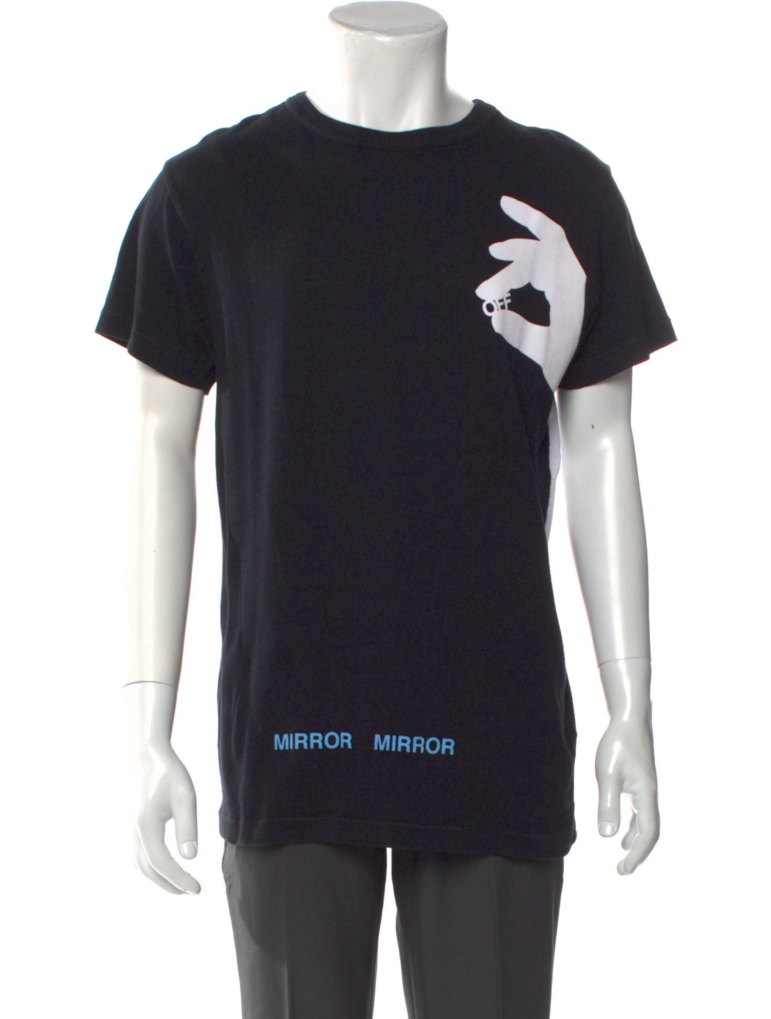 Off-White Mirror Mirror Graphic Print T-Shirt