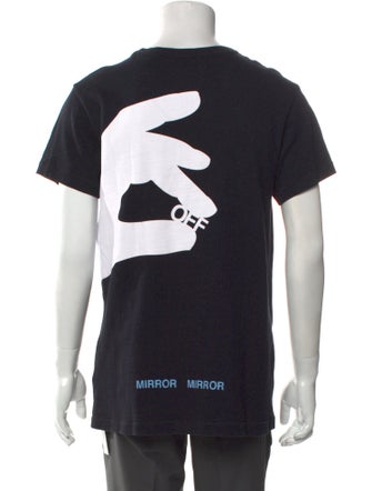 Off-White Mirror Mirror Graphic Print T-Shirt