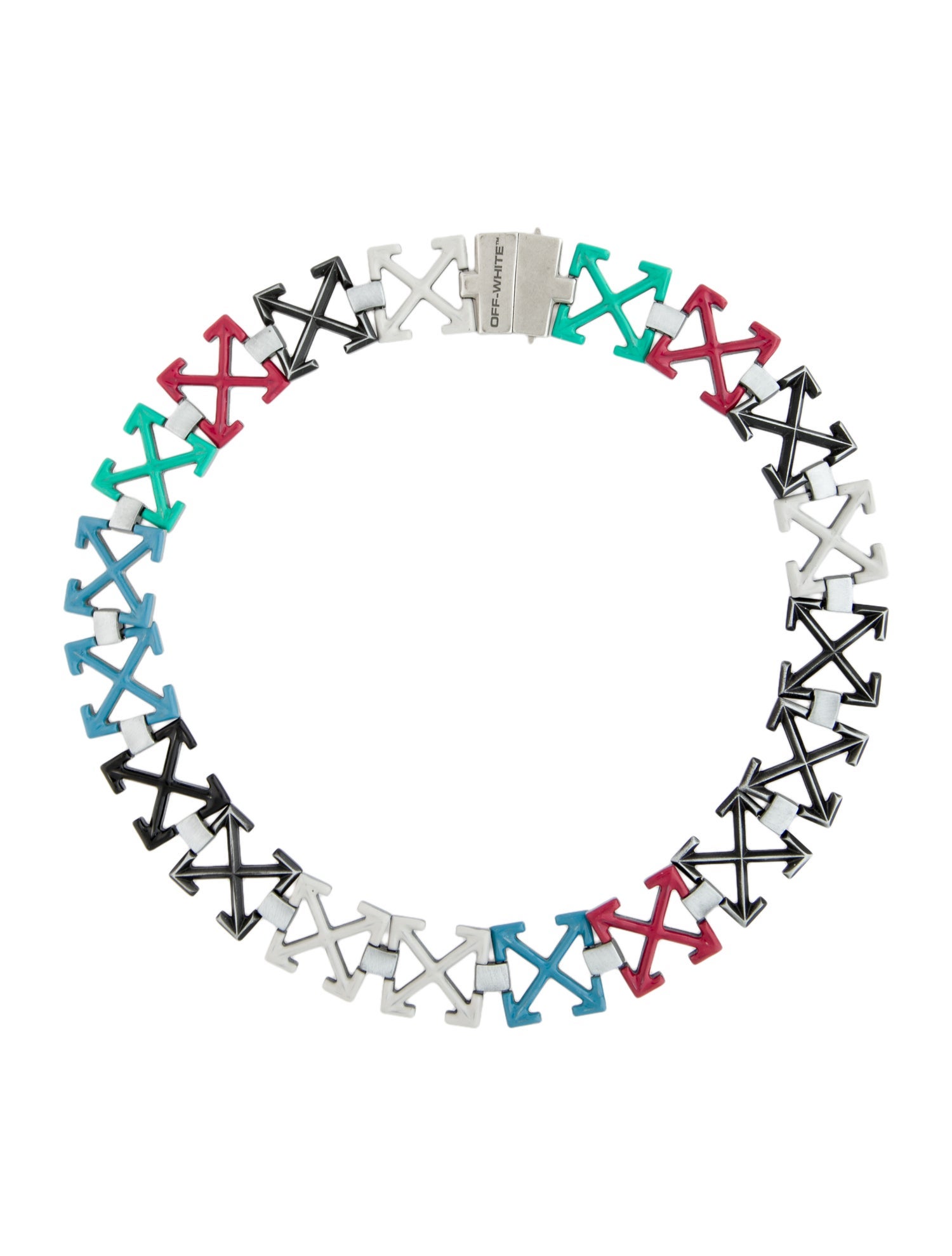 Off-White Enamel c/o Virgil Abloh Arrows Necklace