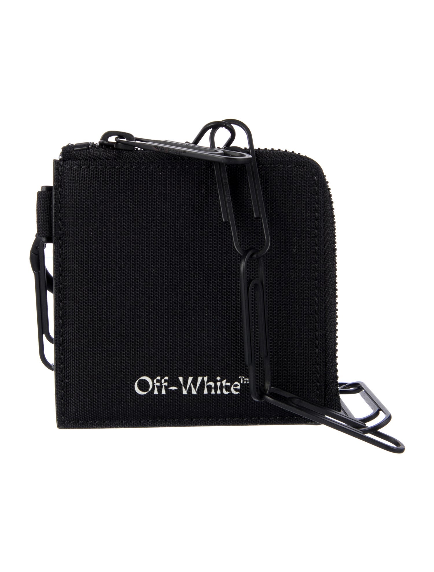 Off-White 2020 Signature Logo Compact Wallet w/ Tags