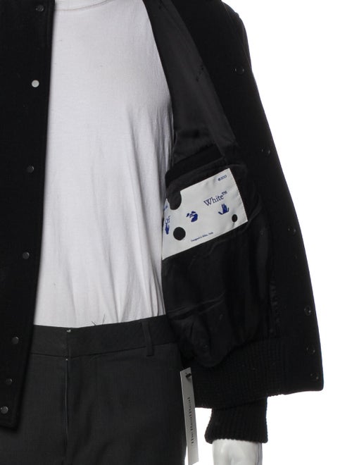 Off-White 2020 Virgin Wool Varsity Jacket