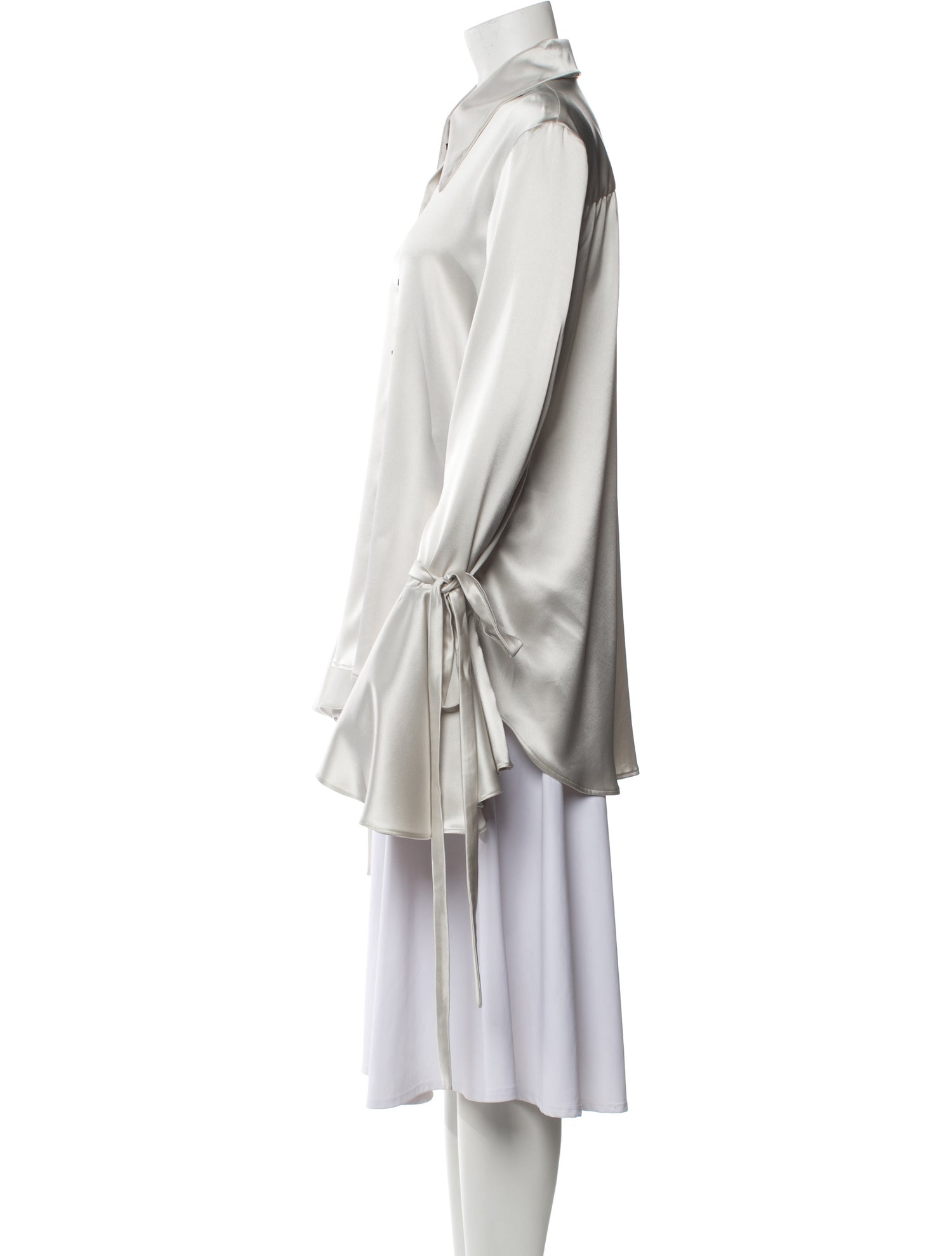 Off-White 2017 Logo Button-Up Top