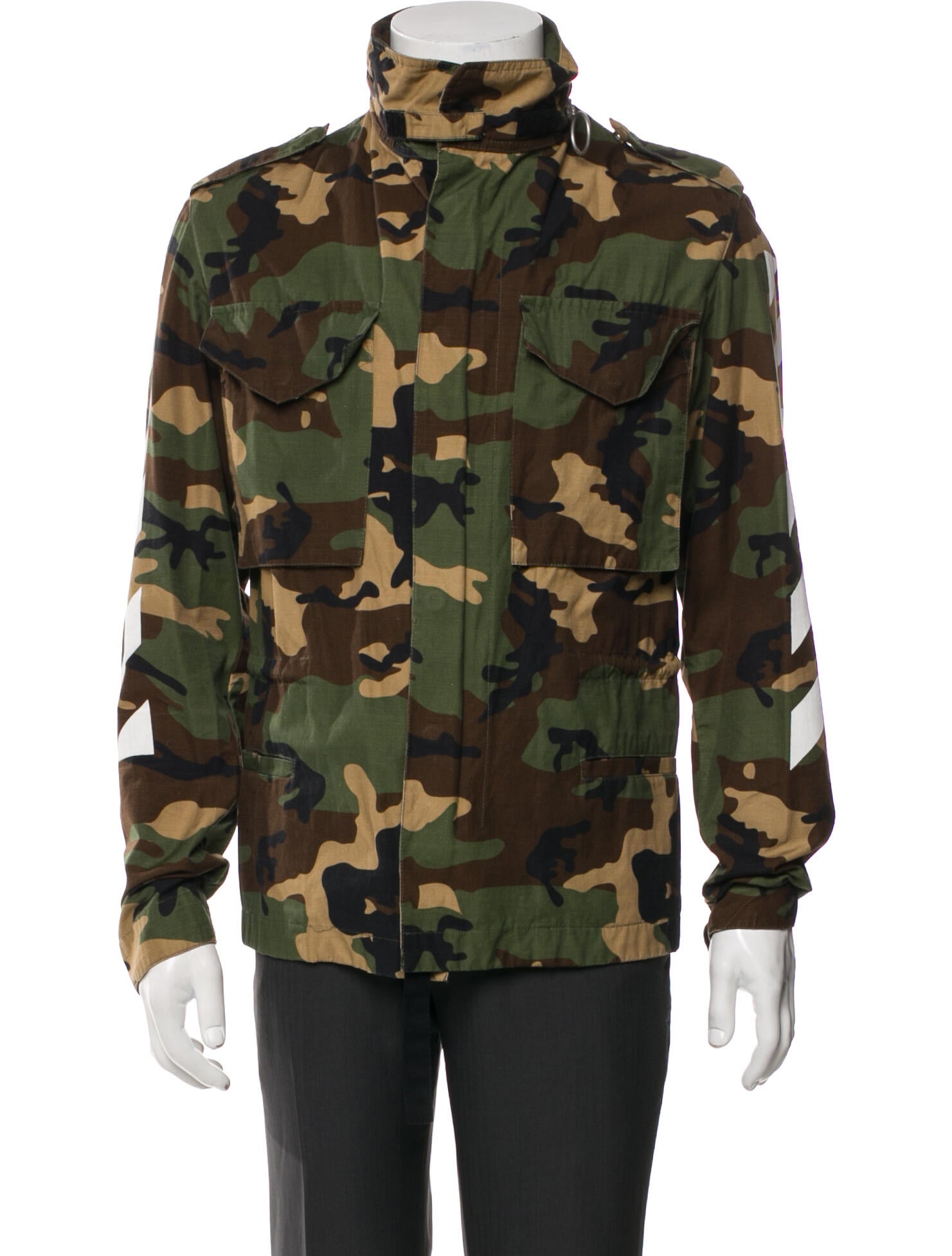 Off-White Diagonals Printed Utility Jacket