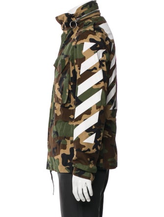 Off-White Diagonals Printed Utility Jacket