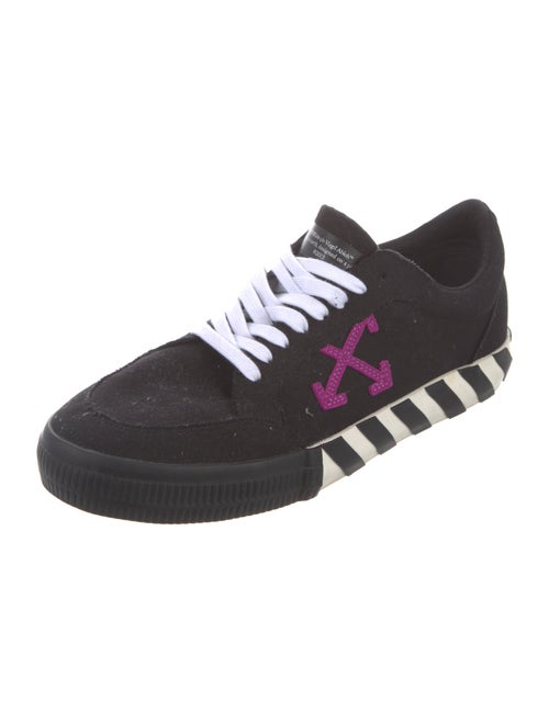 Off-White Vulc Arrows 'Black Purple' Sneakers