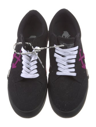 Off-White Vulc Arrows 'Black Purple' Sneakers
