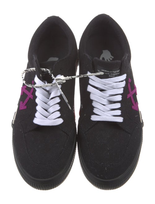 Off-White Vulc Arrows 'Black Purple' Sneakers