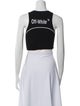 Off-White 2023 Crew Neck Crop Top