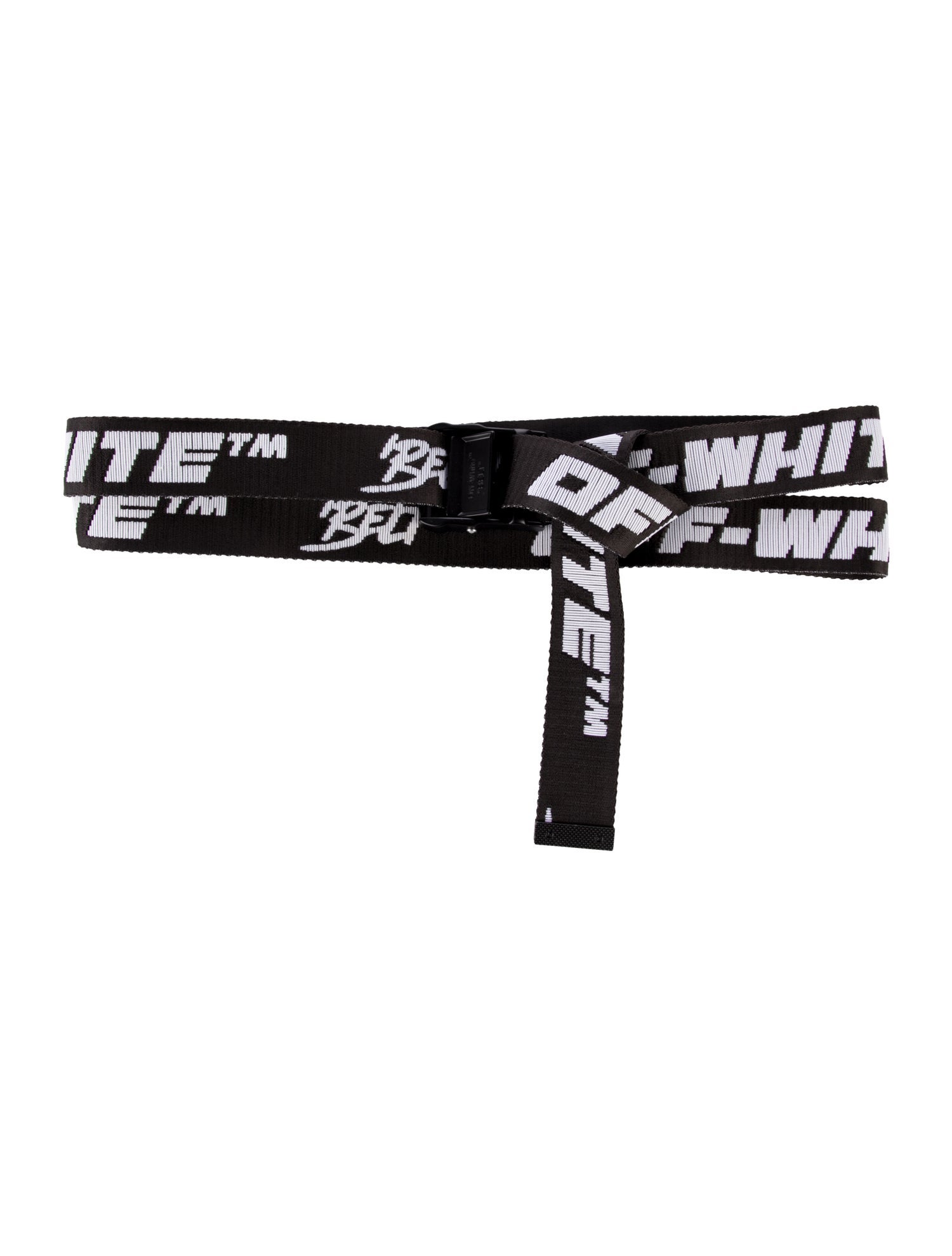 Off-White Quote Tape "Belt" Nylon Belt