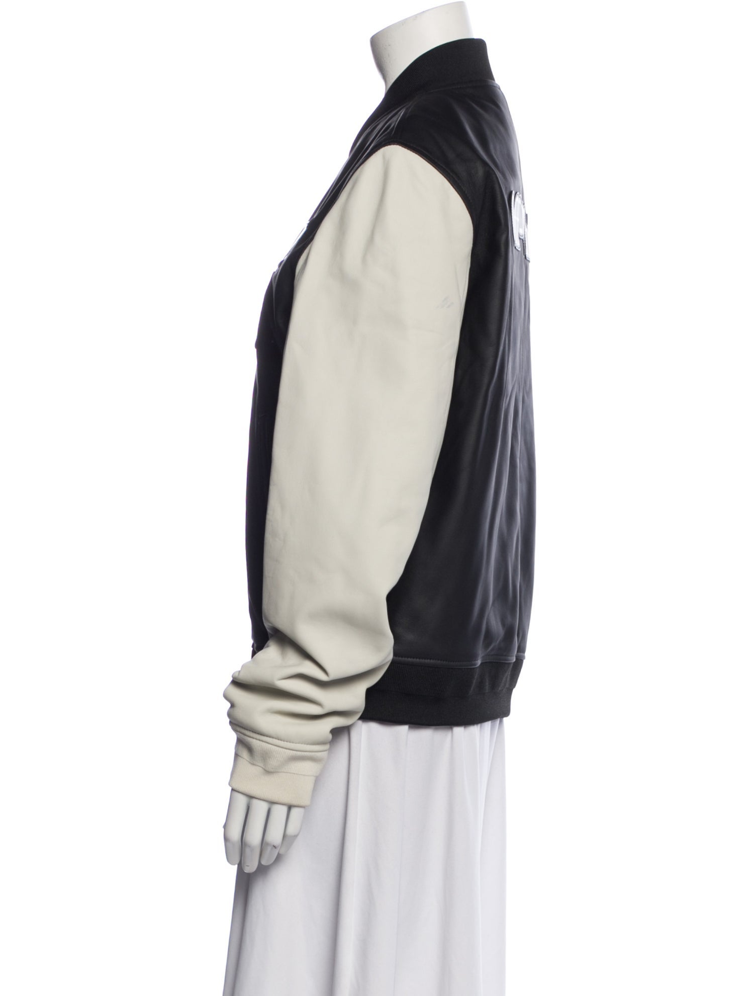 Off-White 2022 Leather Bomber Jacket