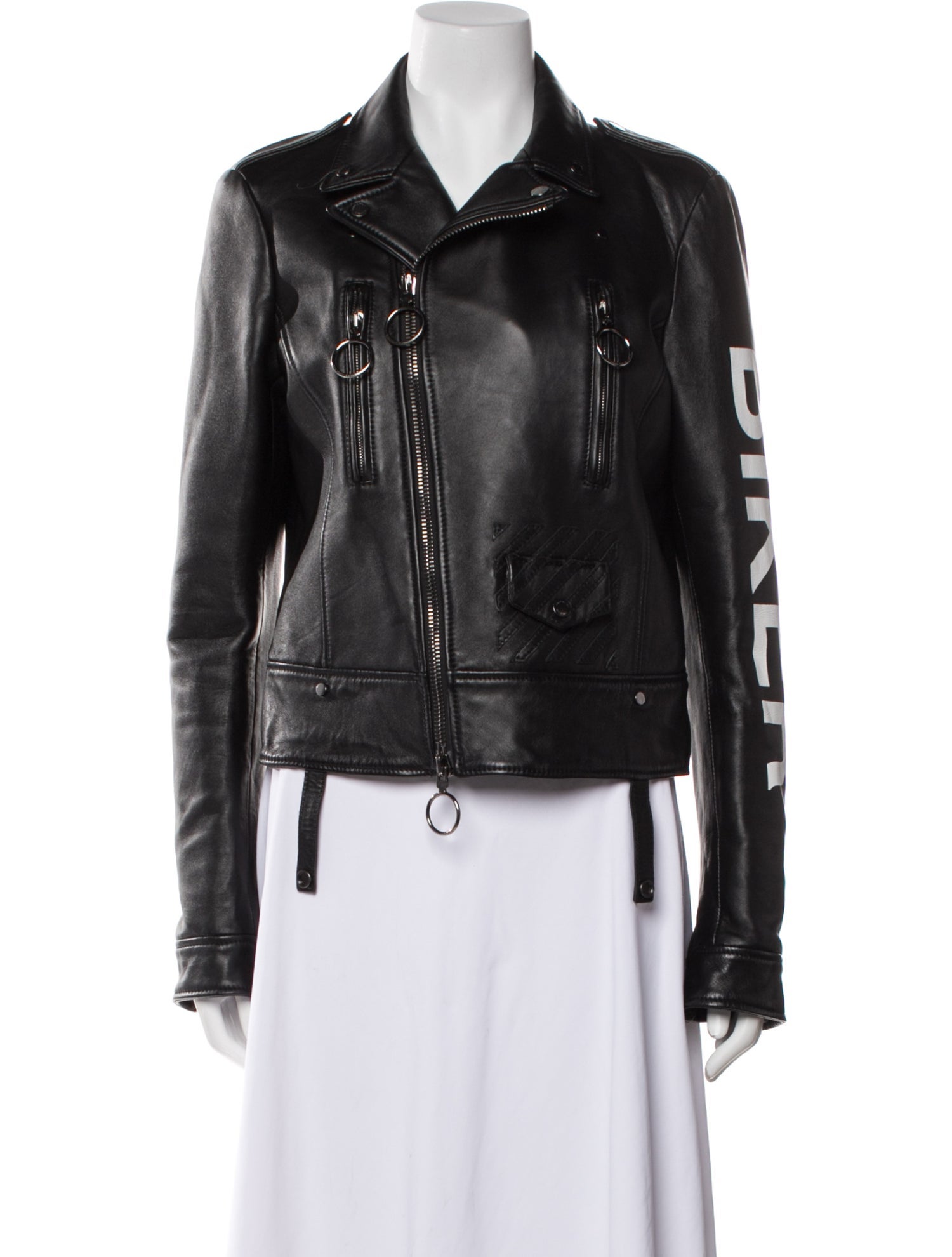 Off-White 2019 'Biker' Biker Jacket