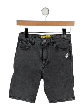 Off-White Kid's Logo Denim Shorts