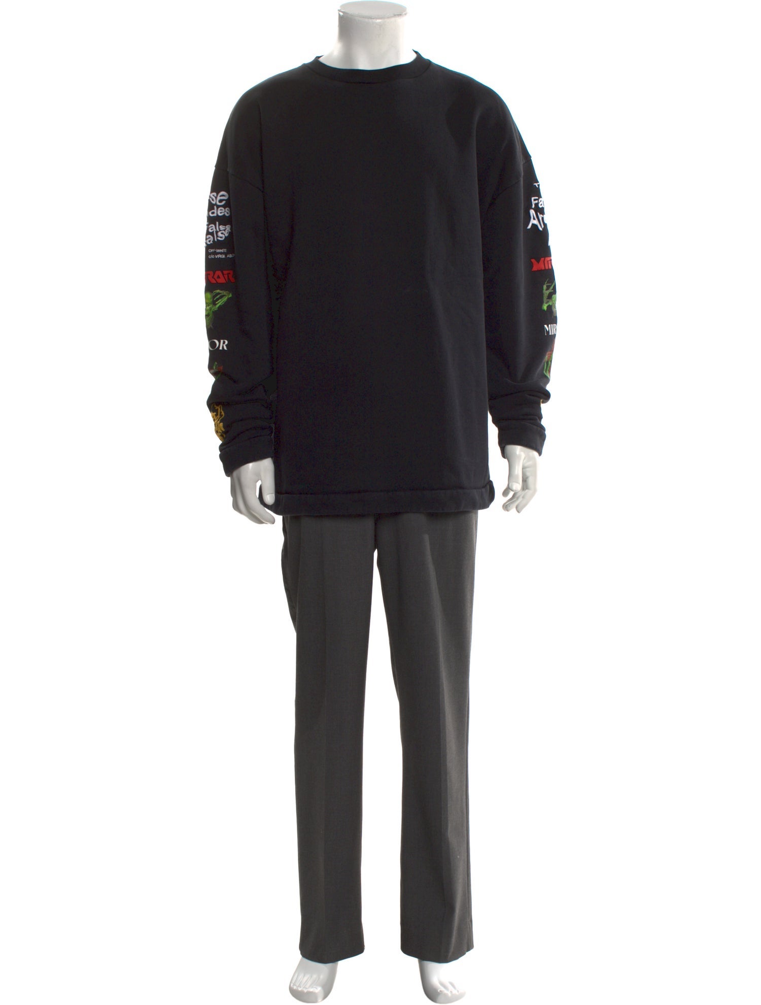 Off-White 'Mirror' Graphic Print Sweatshirt