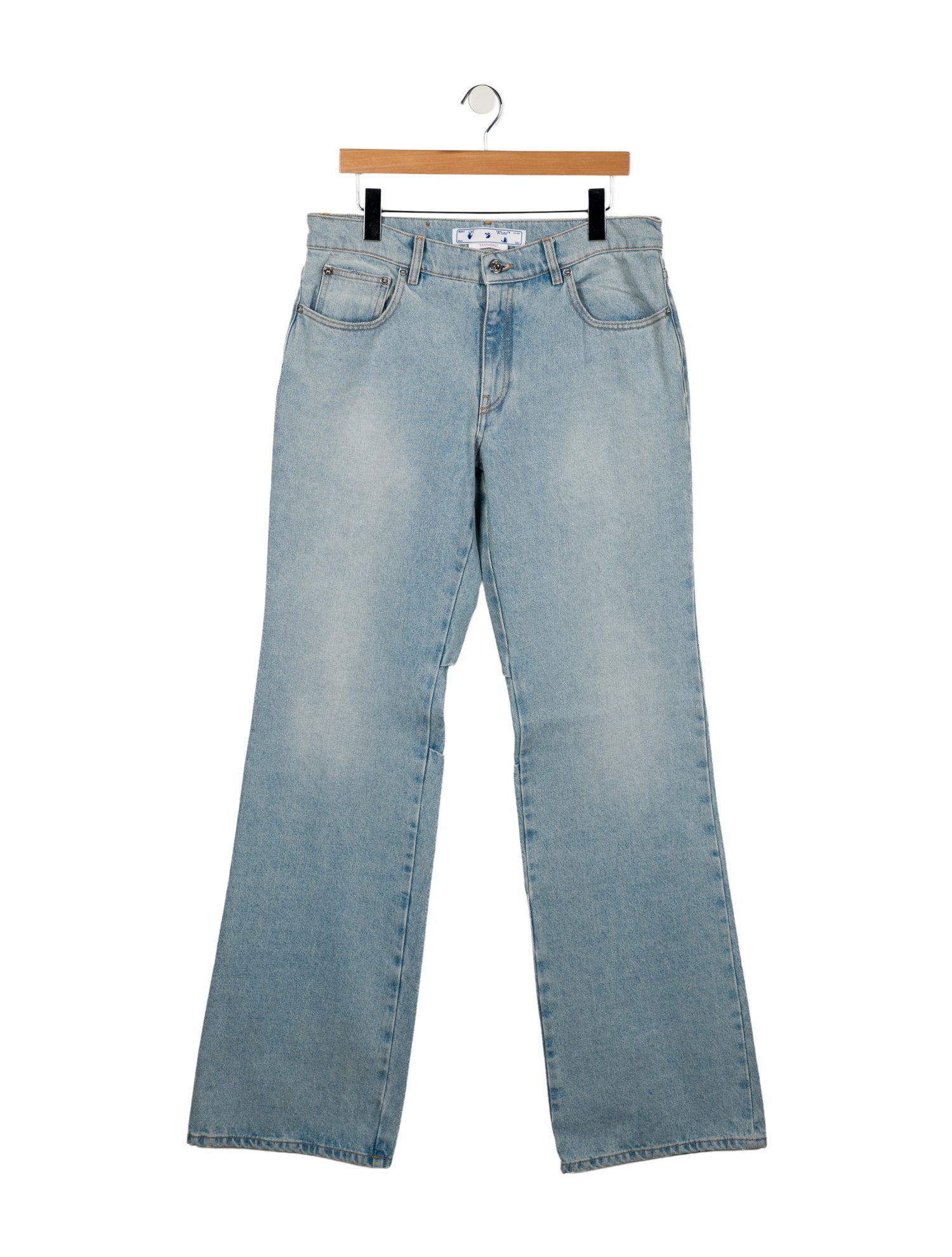 Off-White 2022 Wide Leg Jeans