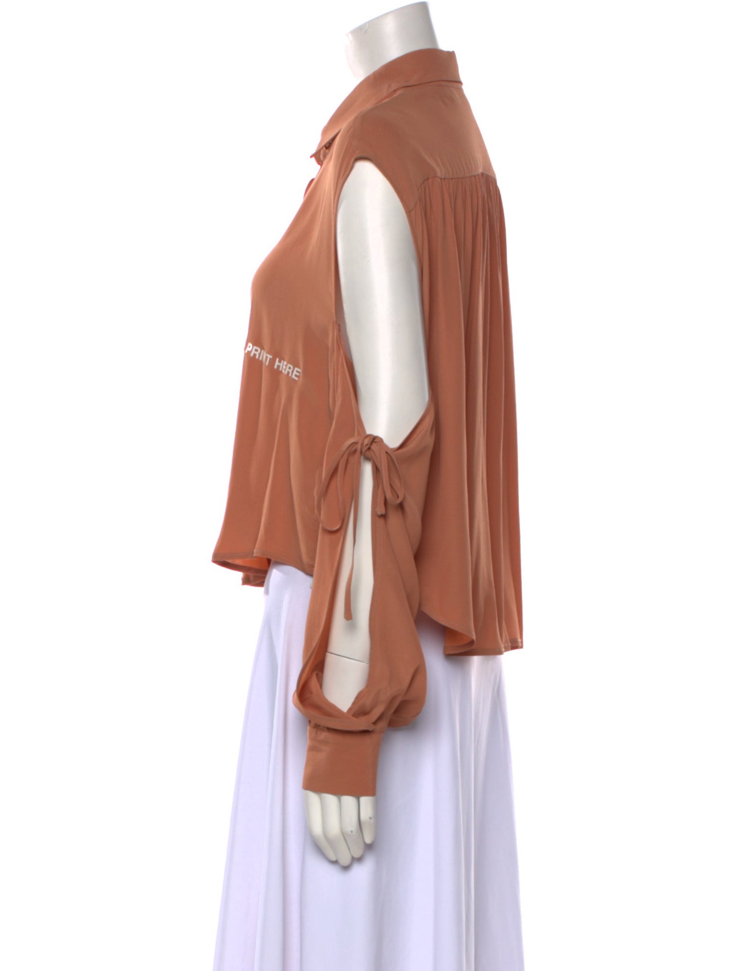 Off-White 2018 Long Sleeve Crop Top