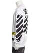 Off-White 'Mirror Mirror' Spray Paint Diagonals Graphic Print Sweatshirt