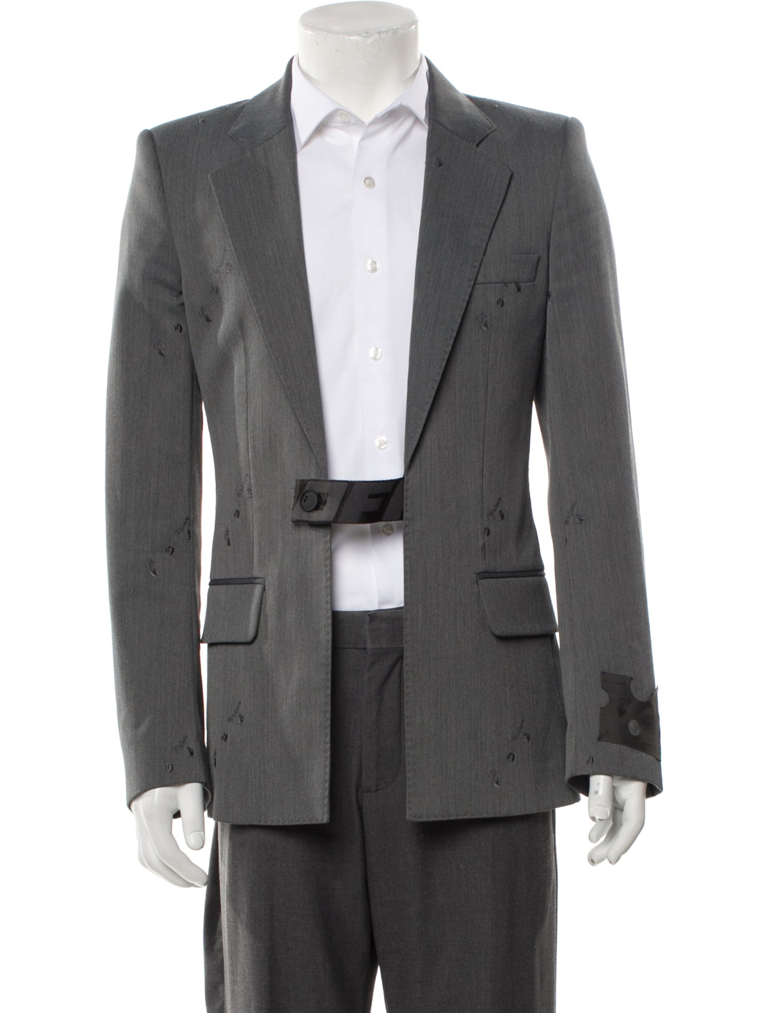 Off-White 2021 Industrial Belt Blazer Blazer