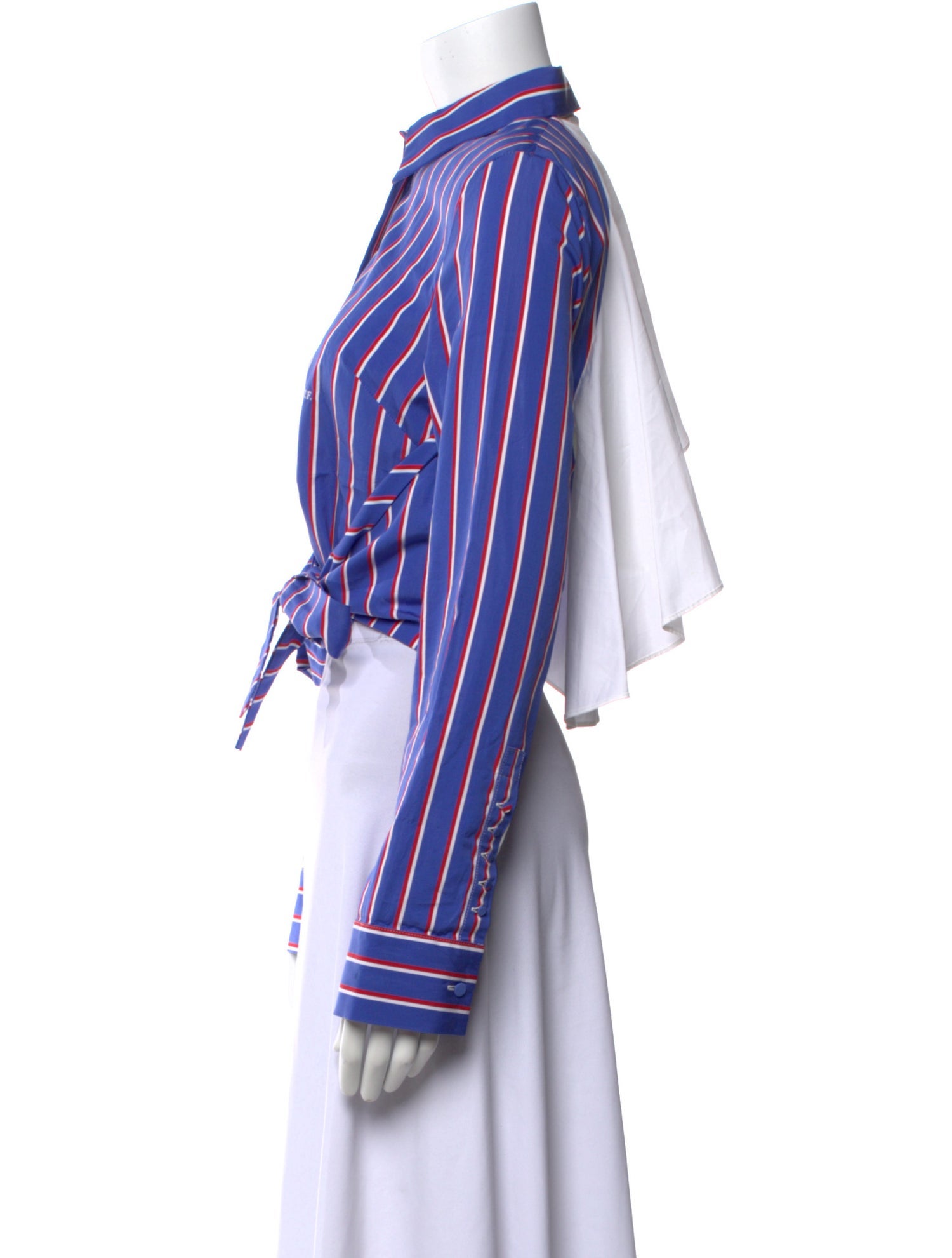 Off-White 2018 Striped Crop Top