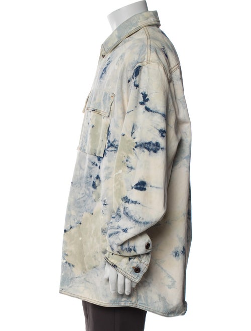 Off-White 2020 Tie-Dye Print Denim Jacket