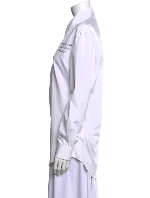 Off-White 2020 Logo Button-Up Top