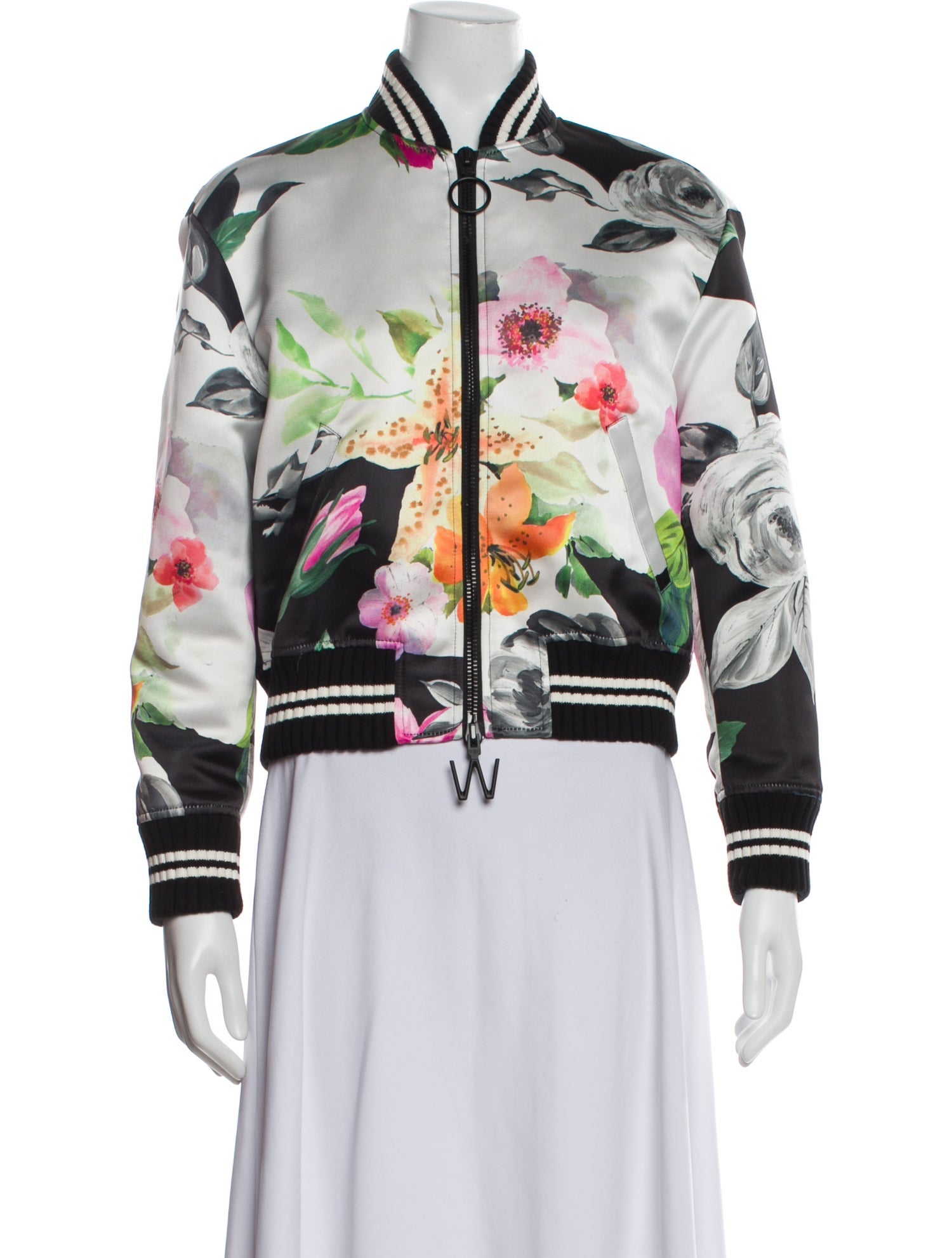 Off-White 2018 Floral Bomber Jacket
