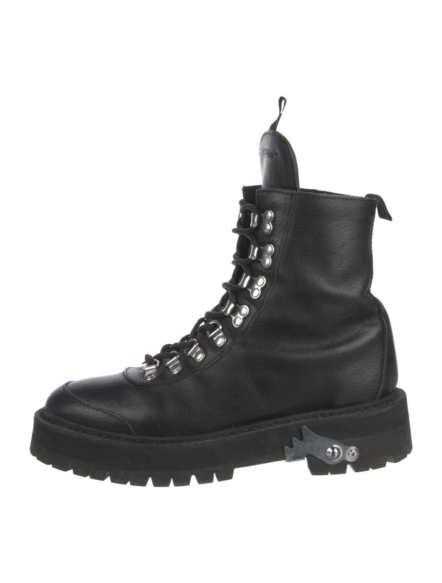 Off-White Hiking Leather Combat Boots