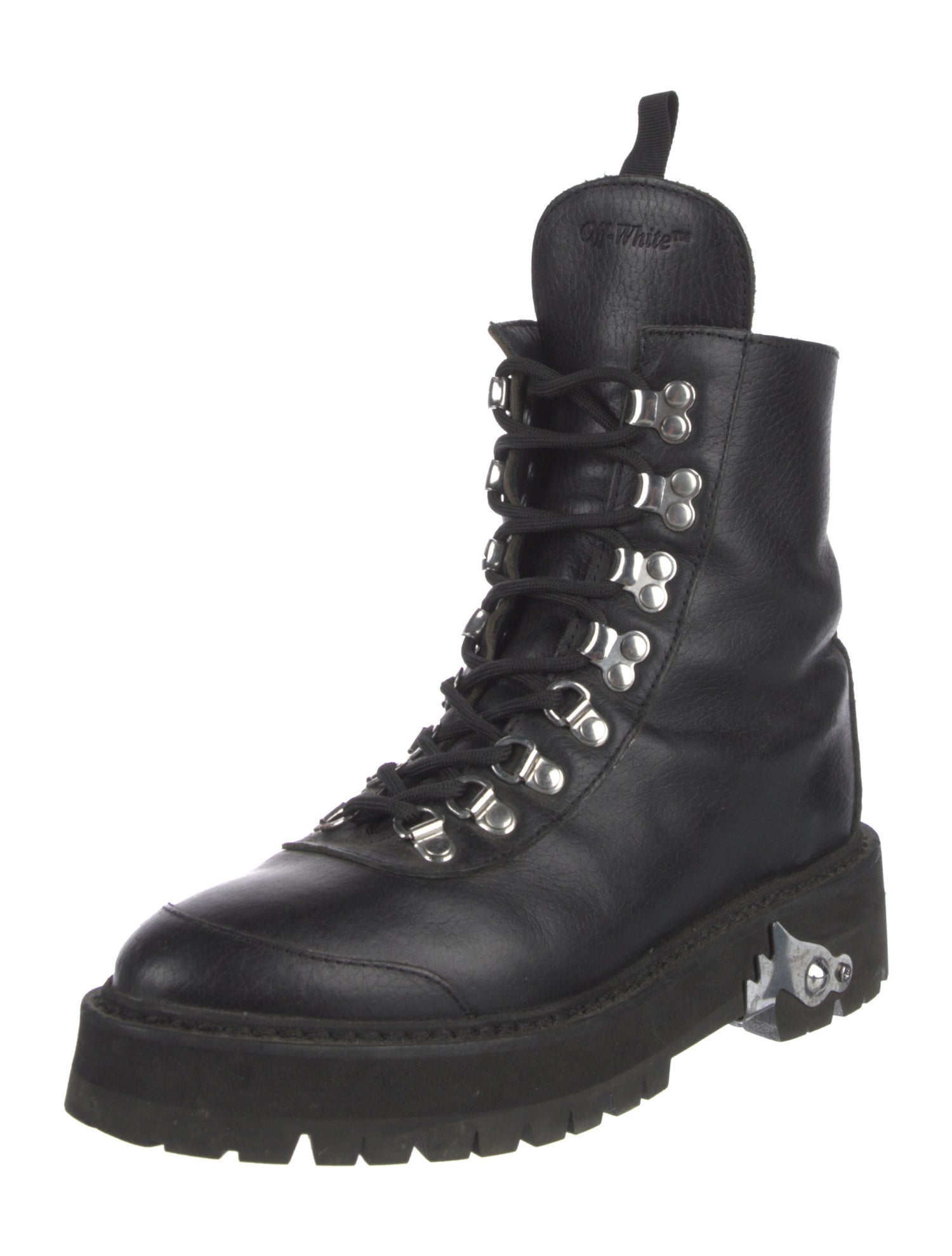 Off-White Hiking Leather Combat Boots