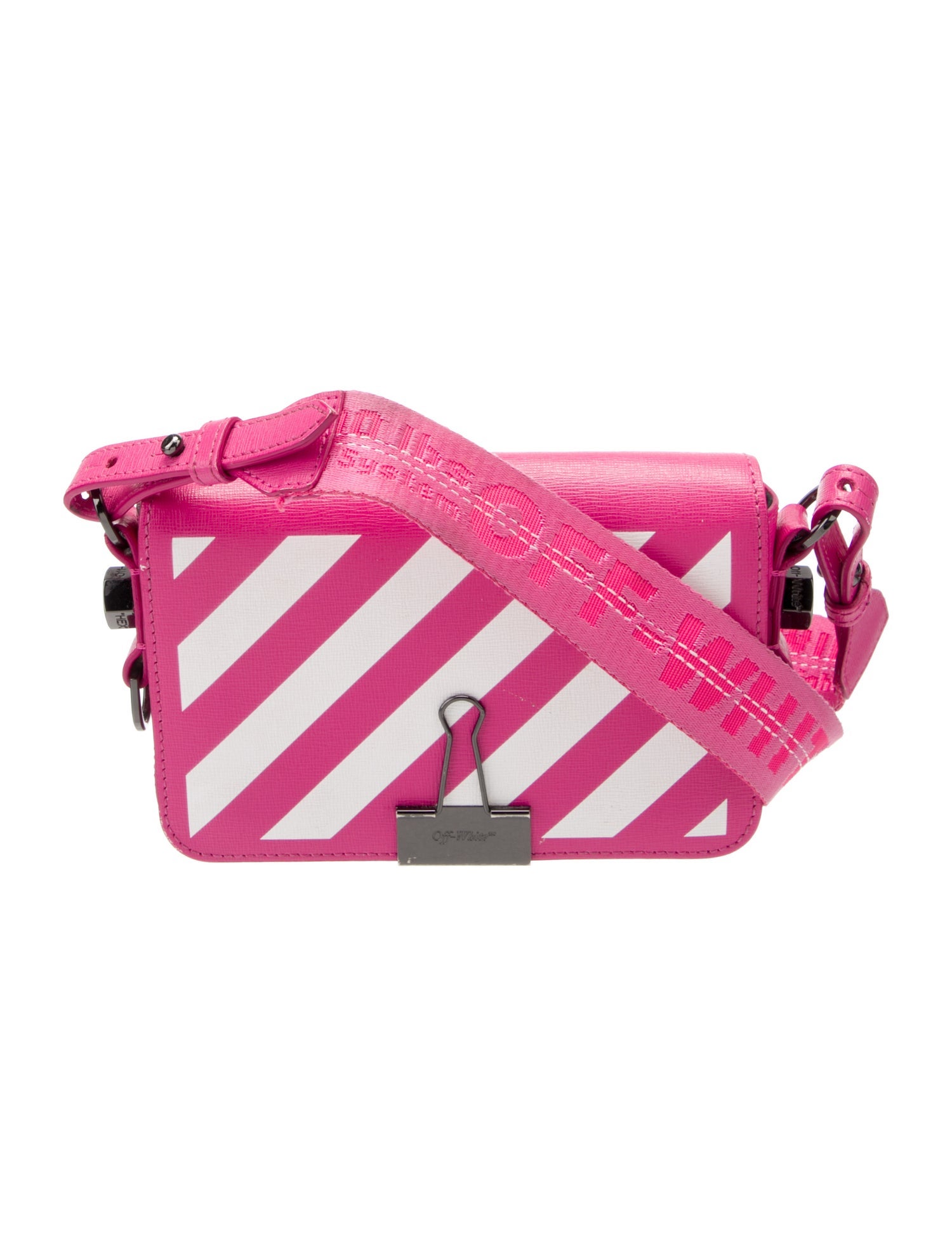 Off-White Leather Crossbody Bag