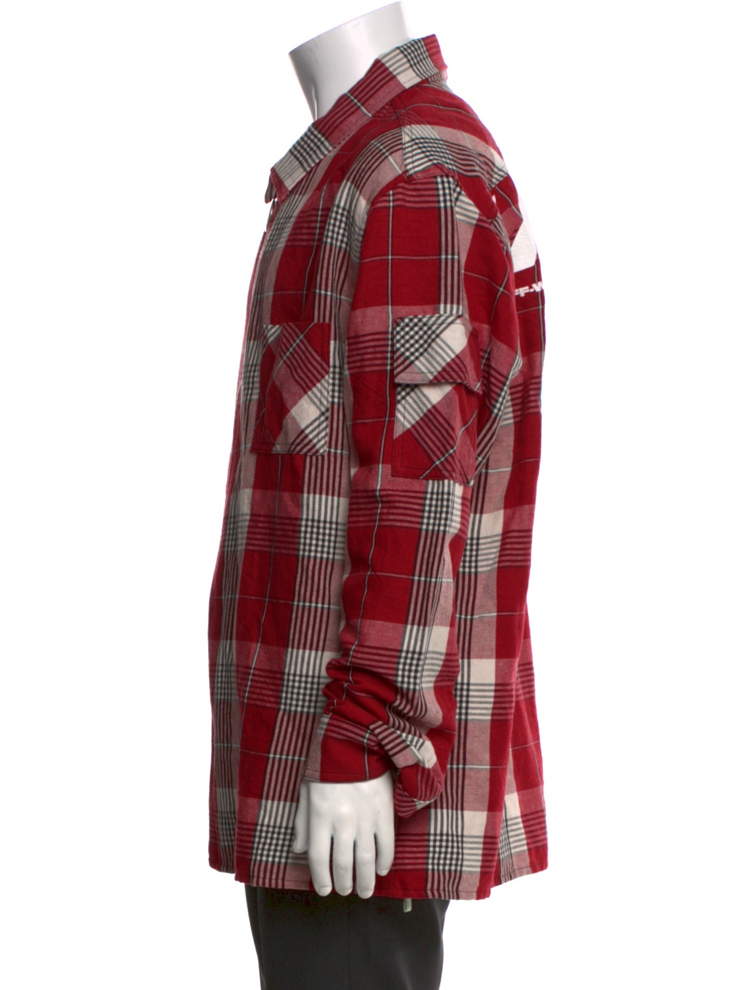 Off-White 2019 Plaid Print Shirt