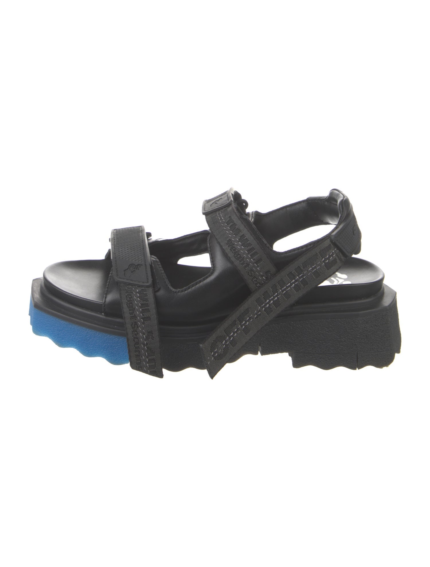 Off-White Trek Sponge Leather Slingback Sandals