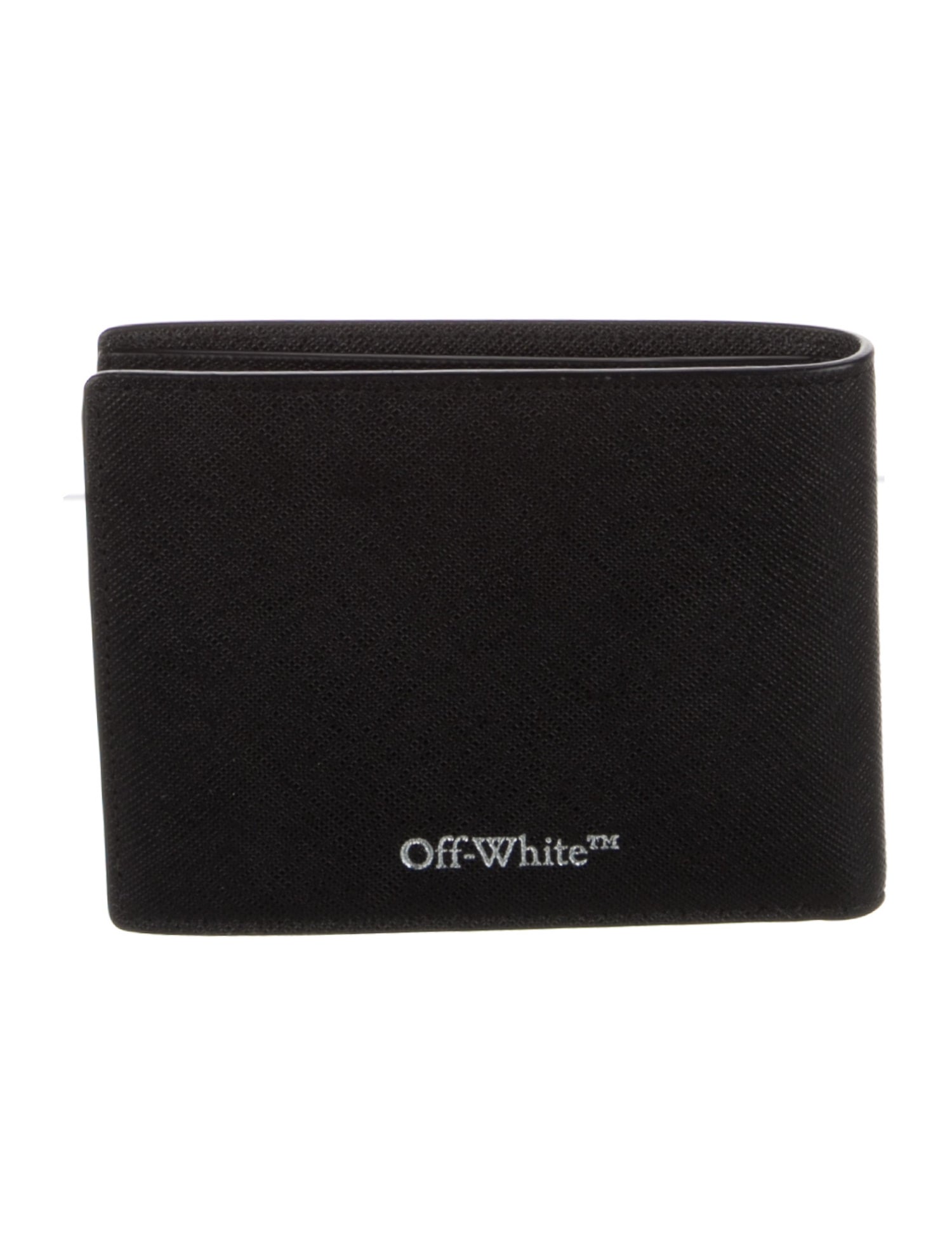 Off-White Diagonals Leather Bifold Wallet