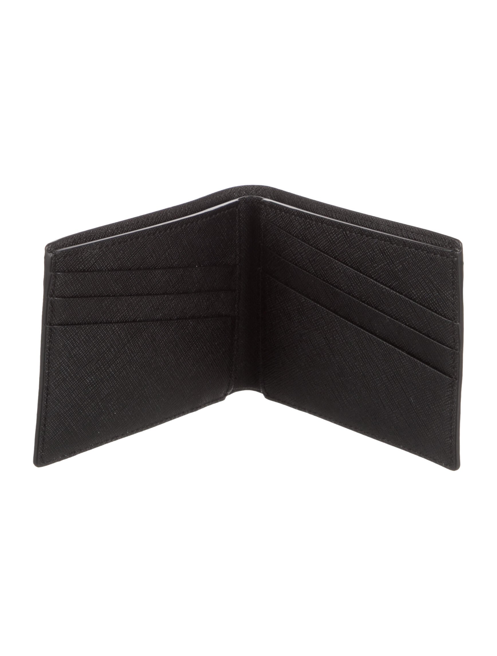 Off-White Diagonals Leather Bifold Wallet