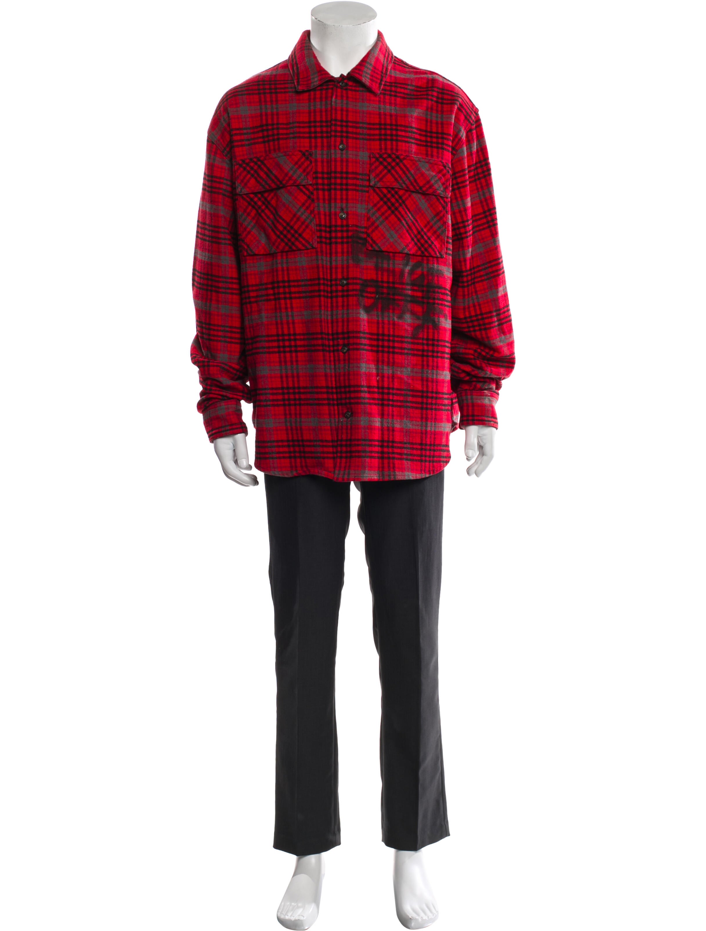 Off-White 2019 Plaid Print Shirt