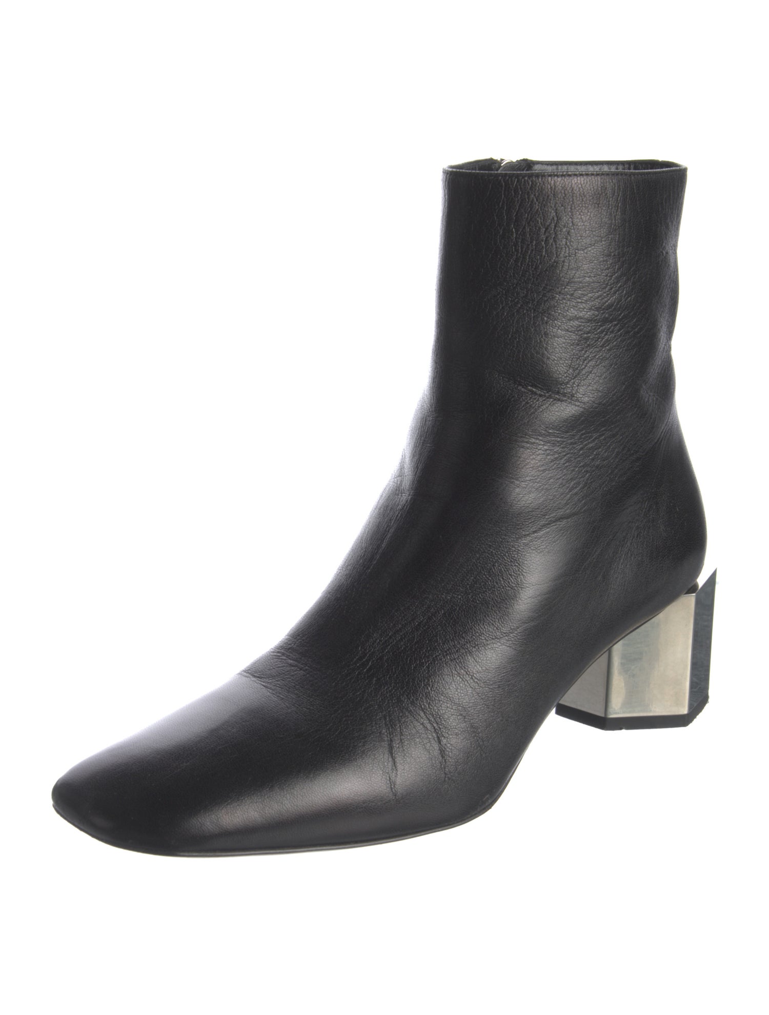 Off-White Leather Boots