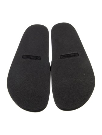 Off-White Leather Slides