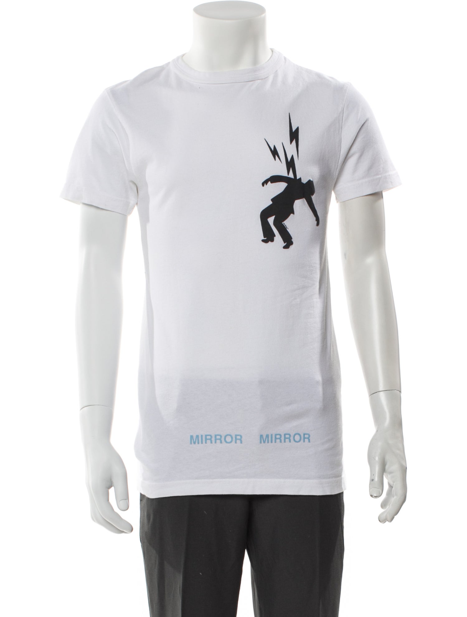 Off-White Mirror Mirror Graphic Print T-Shirt